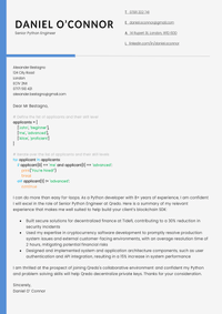 An entertaining cover letter in CV Genius' list of the best cover letter examples