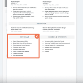 How to write CV Step 5: Add Skills