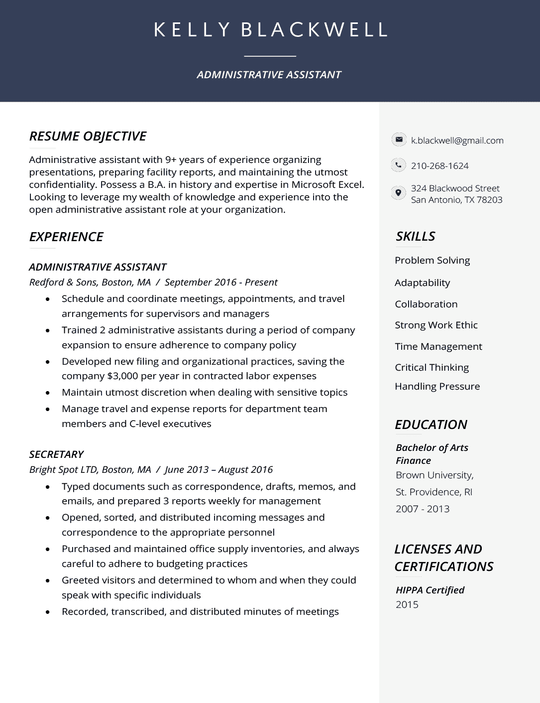 The Corporate CV Template