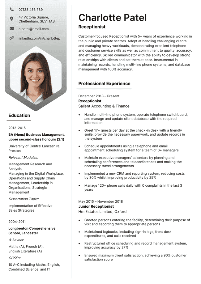 The Hebrides Photo CV Template