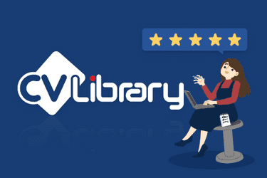A featured image showing a person sitting on a seat next to a CV Library logo.